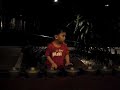 Jimonon playing the Kulintangan Jimonon playing the Kulintangan