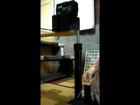 actuator - home made 12 volt DC linear actuator made from a 6 volt Black&Decker electric screwdriver, ABS pipe, metal conduit, threaded rod and a few nuts and bolts. It...