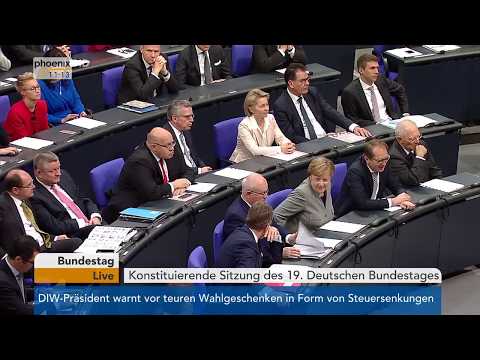 Erffnung der konstituierenden Sitzung des 19. Deut ...