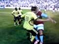 Gabriel Agbonlahor and Juliano Belletti head clash on fifa08