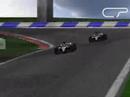 Formula 1 torcs, test track. Track cam view.