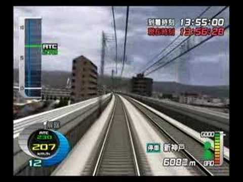 電車でGO！新幹線EX 山陽新幹線編 ひかり151号(遅れ回復運転) 300系 Part 1
