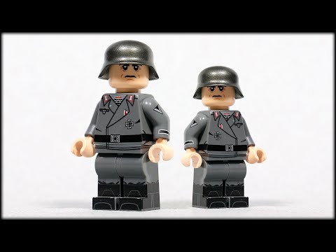 Лего минифигурка Командующий. Lego WW2 GROSSDEUTSCHLAND PANZERJAGER