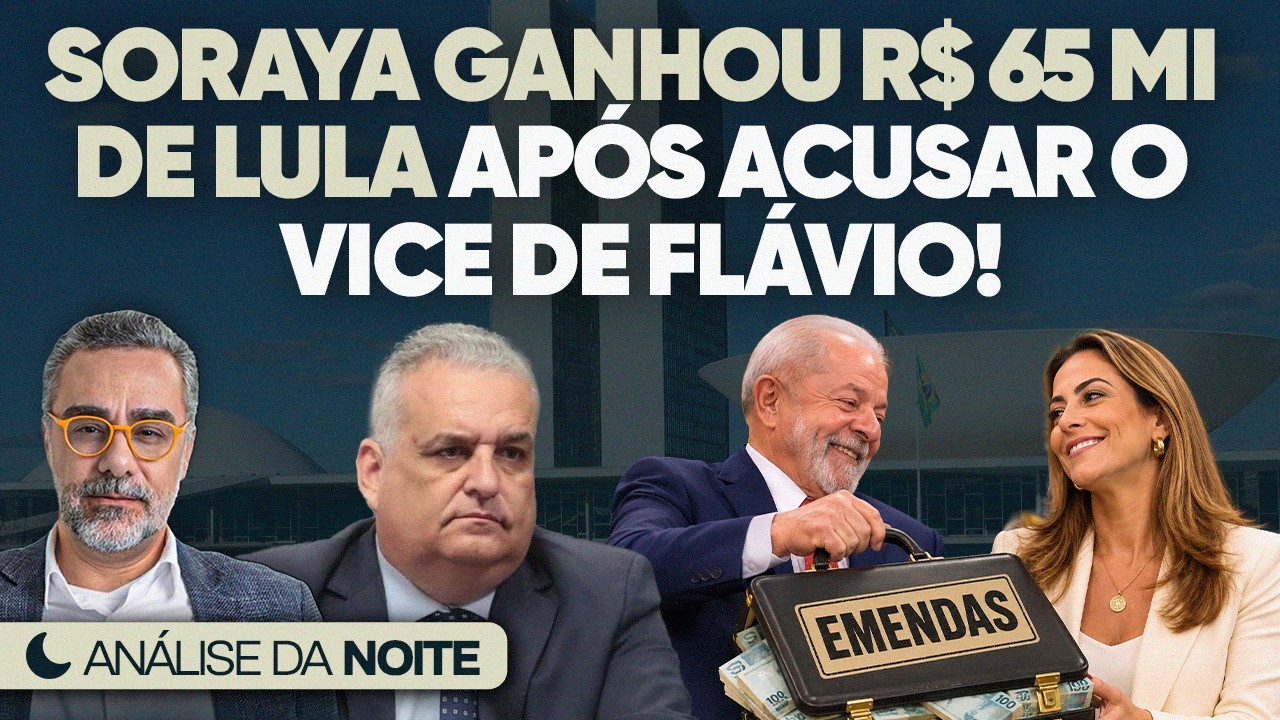 🚨 Soraya Acusou o Vice de Flávio e Lula Liberou R$ 65 Mi Em Emendas!