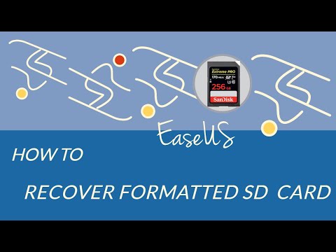 how to recover formatted sd card