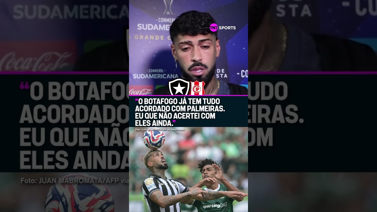 TUDO ACORDADO? 🤔💭 Barboza falou que Palmeiras e Botafogo já tem tudo acertado #shorts