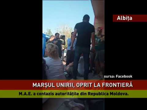 Tensiuni diplomatice între București și Chișinău, după blocarea Marșului Unirii la Vama Albița