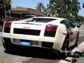 White Lamborghini Gallardo