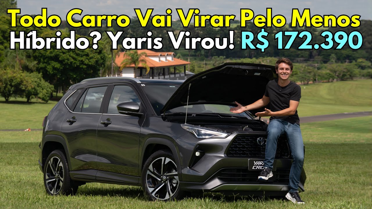 Inédito Toyota Yaris Cross Híbrido! Depois de muita Espera…. Teste com SUV a Partir de R$ 172 Mil