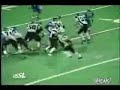 american highschool football-a jump over the defens!! american highschool football-a jump over the defens!!