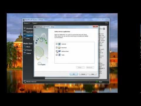 how to sync bb contacts to outlook