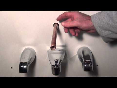 how to remove tub spout