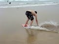 Woody Skimboarding