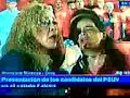 Chavez le levanta la mano a Stella Lugo Lugo de Montilla Chavez le levanta la mano a Stella Lugo Lugo de Montilla