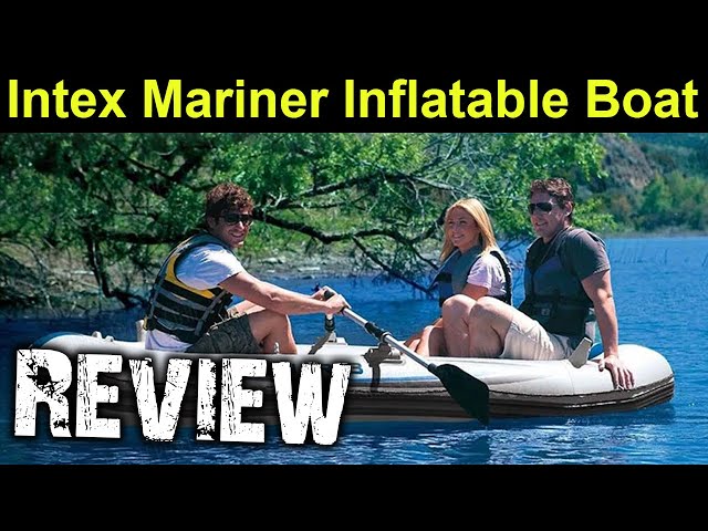 Dinghy Intex Mariner 4 Inflatable Boat- LIKE NEW - Used Once in Other in Ottawa