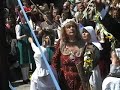 ST IVES: May Day parade 2006. Cornish maypole dancing