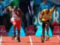 Asafa Powell Jogging