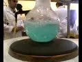 destilacion de sulfato de cobre-practicas quimicas euita 1º curso