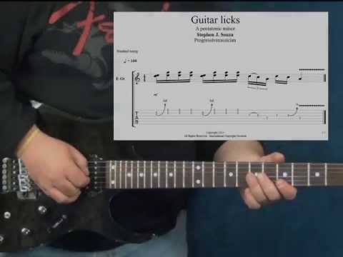 Guitar lick 1