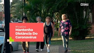 Mantenha Distância Do Coronavírus