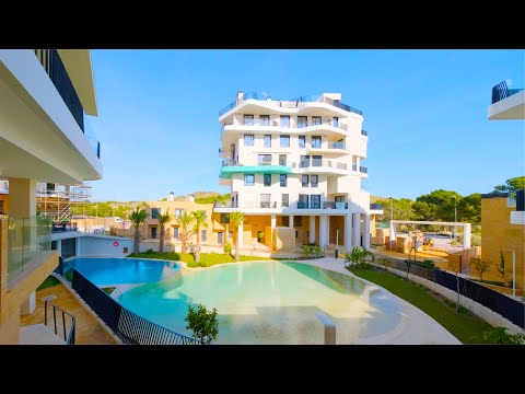 1 sea line/New townhouse in Villajoyosa/Real estate in Spain/Houses in Benidorm/Luxury residential complex