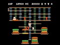this is my burgertime perfect run from levels 1 to 3. levels 4 to 9 are in another video. the first 3 levels of this game should show you enough to understand the basic strategies of this game : how to pile burgers faster and, as they say, to 
