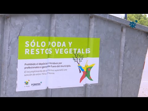 La Nucía instala cámaras para sancionar los “vertidos ilegales de poda”