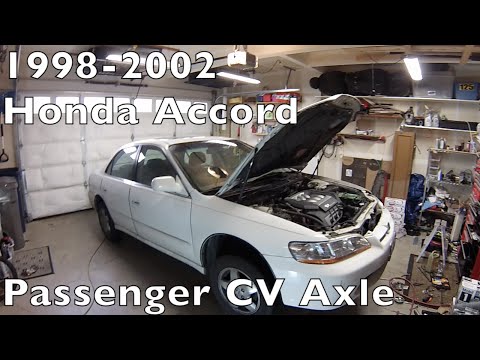 how to replace drive axle honda accord