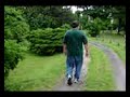 Eli walking through the Pet Cemetery