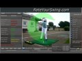 Leaning left.mp4 :: Leaning left is almost a reverse pivot as shown in the golf swing analysis utility.