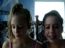 sam and destinie, spit take!