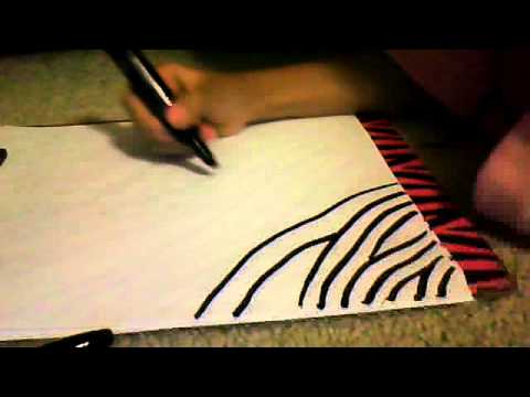 how to draw zebra