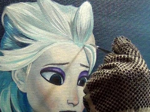 how to paint disney