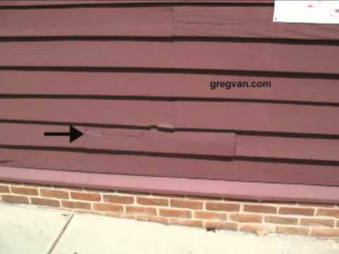 how to repair wood siding