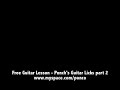 Ponco Satrio Free Guitar Lesson - Ponch's Licks part 2