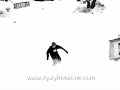 Back Side Beat (Rail Slide Snowboarding Wipeout Video - no g