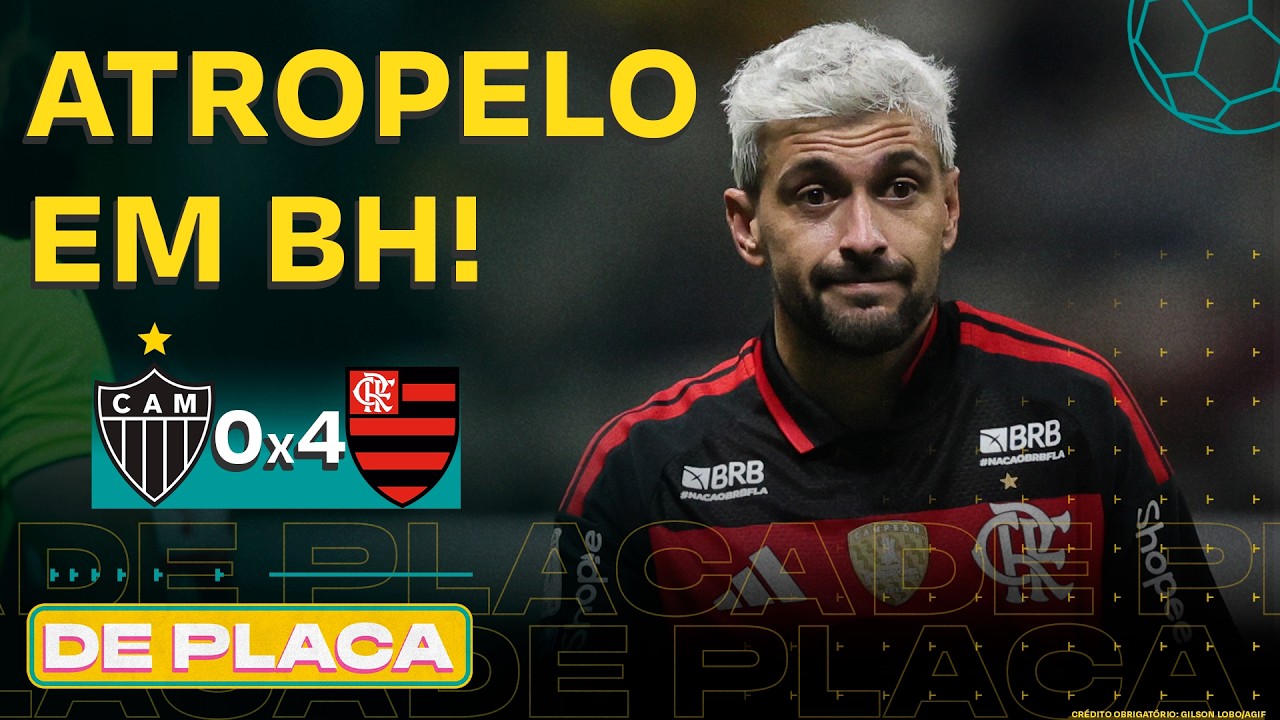 FLAMENGO ATROPELA ATLÉTICO-MG; HULK NO FLU? CORINTHIANS INVICTO; PALMEIRAS LÍDER | De Placa 27/04/26