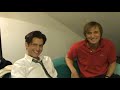 interview crois� peter cincotti david guetta, avant leur performance de love is gone en finale de la star academy avec quentin le 16/12/2008.