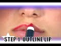 GLOSSY RED DANCE LIPS