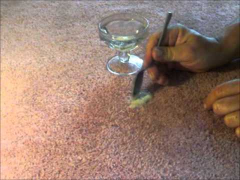 how to take nail polish off a carpet