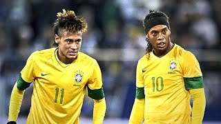 Neymar JR VS Ronaldinho ● MAGIC Skills for Brazi