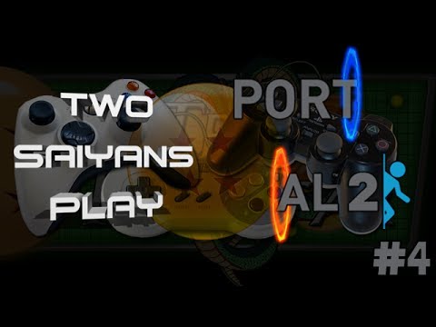Two Saiyans Play: Portal 2 -4- Rock Paper Spikeplates