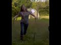 annie dancin wid a golf club