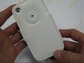 Video: PDair Leather Case for Apple iPhone 4GB/8GB/16GB Book White
