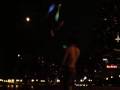 Will Murray juggling at Oak Street Beach in Chicago