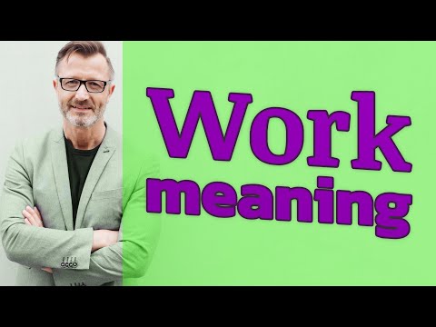 Word Today: Work