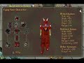 Red mask and dragon armour Red mask and dragon armour