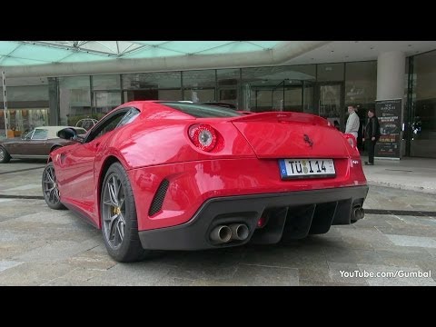 Ferrari 599 GTO - Start up, Revs, Accelerating in Monaco!
