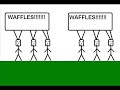 Do you like waffles stick figures