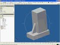 Autodesk Inventor 11 tutorial #11 \"Rib\" Autodesk Inventor 11 tutorial #11 \"Rib\"